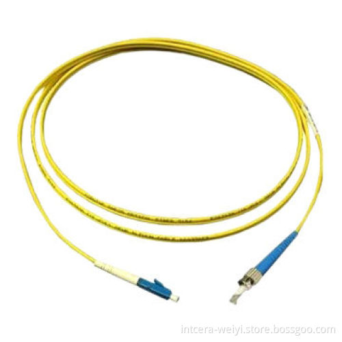 LC/PC-ST/PC SM SX Fiber Optic Patch Cord with Low IL and High RL (0.9&2.0&3.0 Optional)